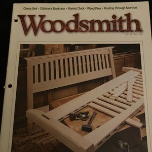 🎉5/$10🎉 Woodsmith magazine vol 18 number 108 December 1996 classic cherry bed